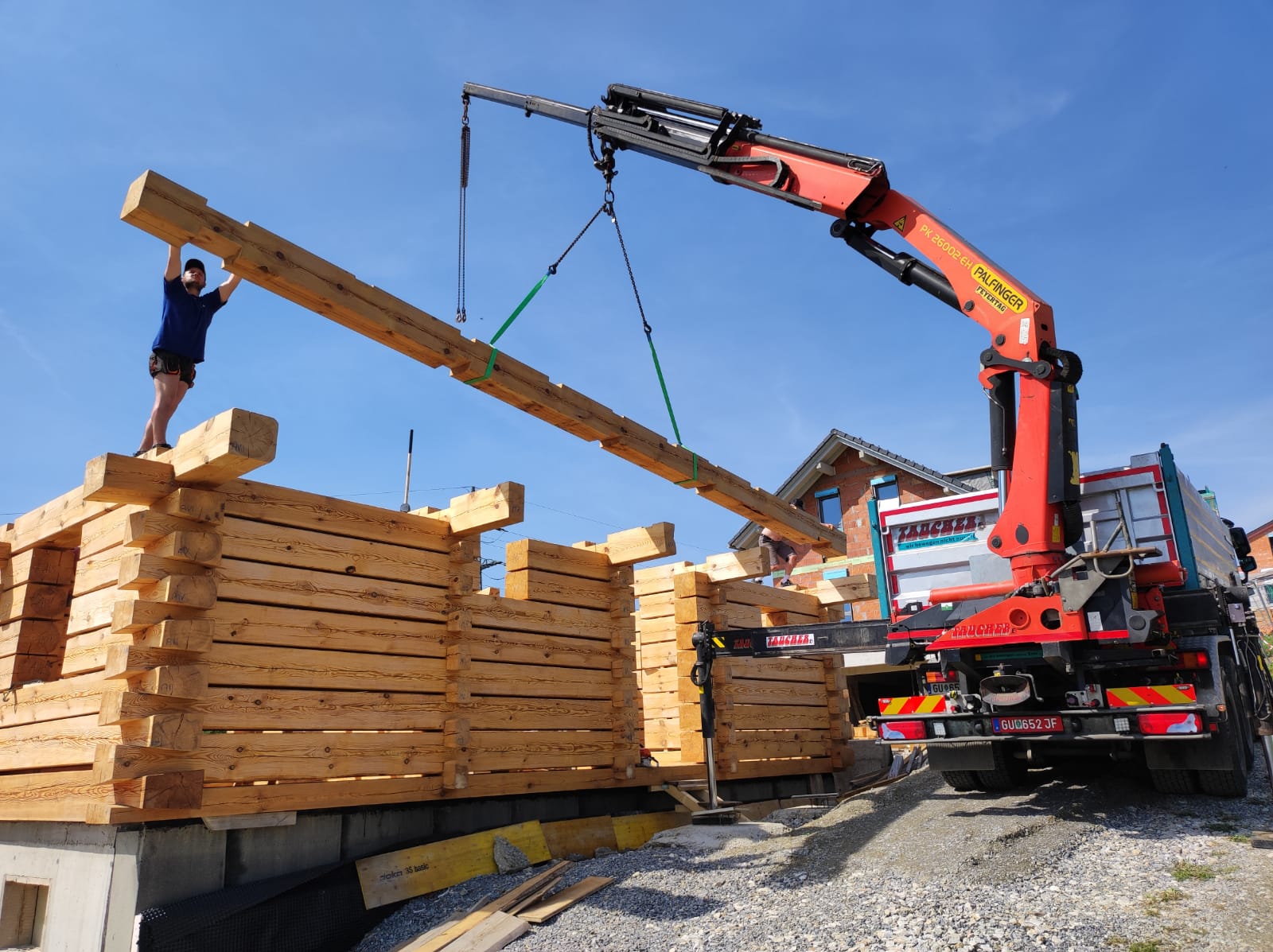 Erdbau Taucher - Transport